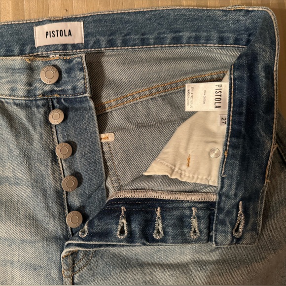 Pistola Nova Relaxed High Rise Cut Off Shorts - Picture 3 of 3